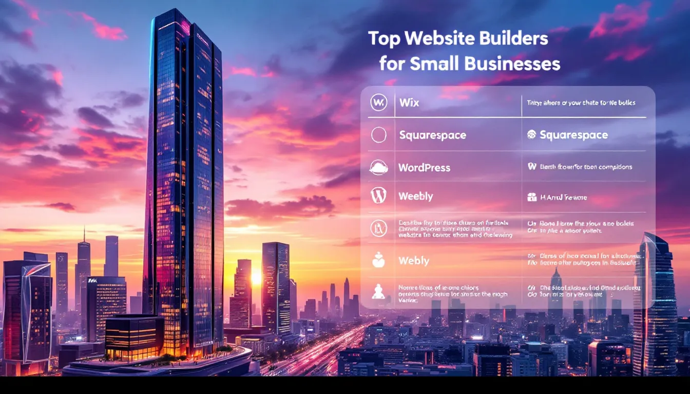 Top Picks: Best Website Builder For Small Business Owners In 2024 1 An Overview Of Top Website Builders For Small Businesses In 2024.