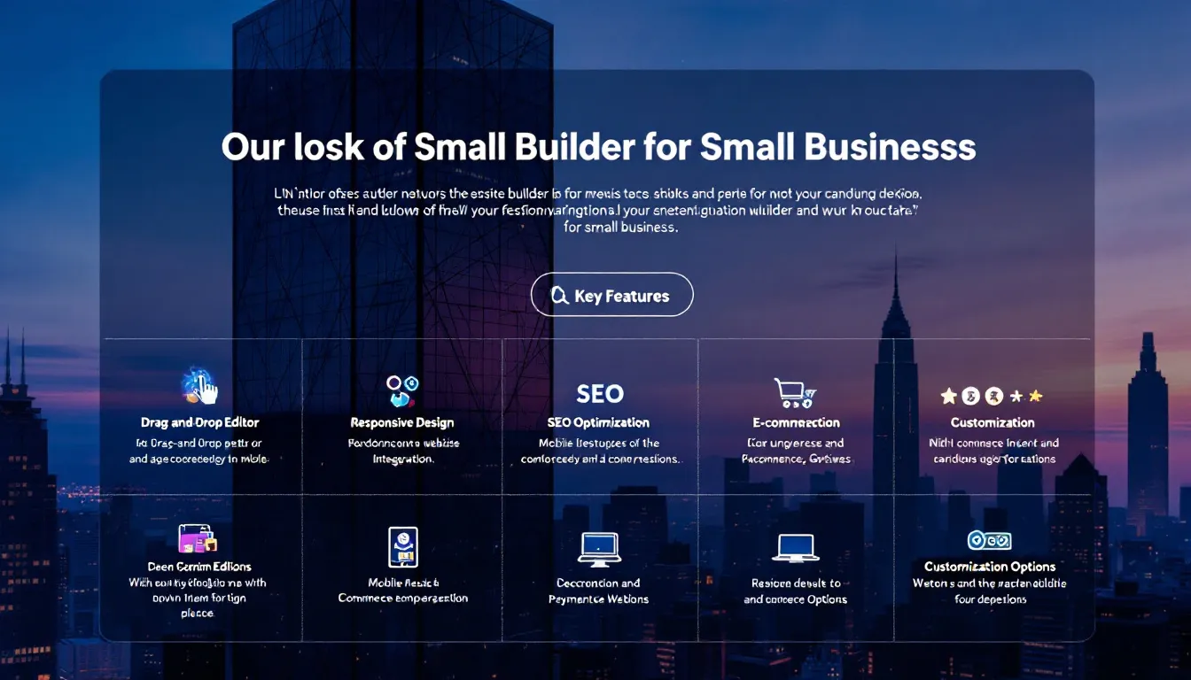 Top Picks: Best Website Builder For Small Business Owners In 2024 2 Key Features To Look For In A Website Builder For Small Businesses.