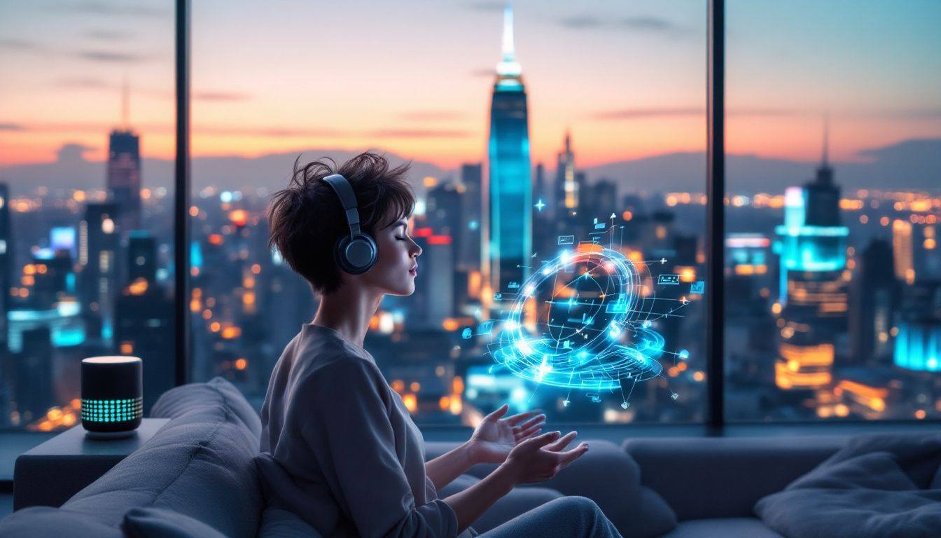 Boost Your Traffic With Top Voice Search Optimization Strategies 1 An Illustration Depicting The Concept Of Voice Search Technology And Its Impact.