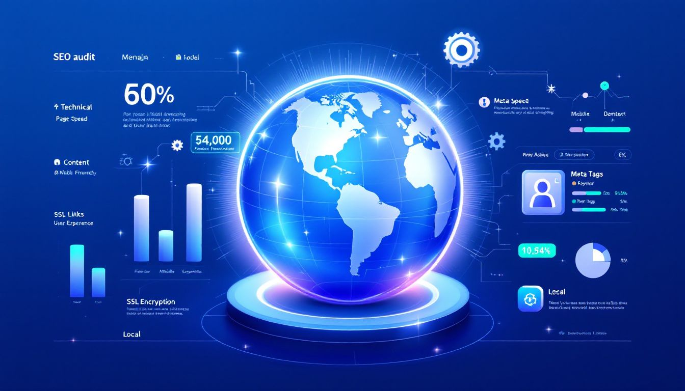 The Ultimate Seo Audit Guide: Boost Your Site'S Performance In 2025 1 An Illustration Showing The Components Of An Seo Audit.