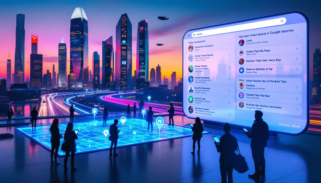 Boost Your Traffic With Top Voice Search Optimization Strategies 3 A Map Showing Local Businesses Optimized For Voice Search.